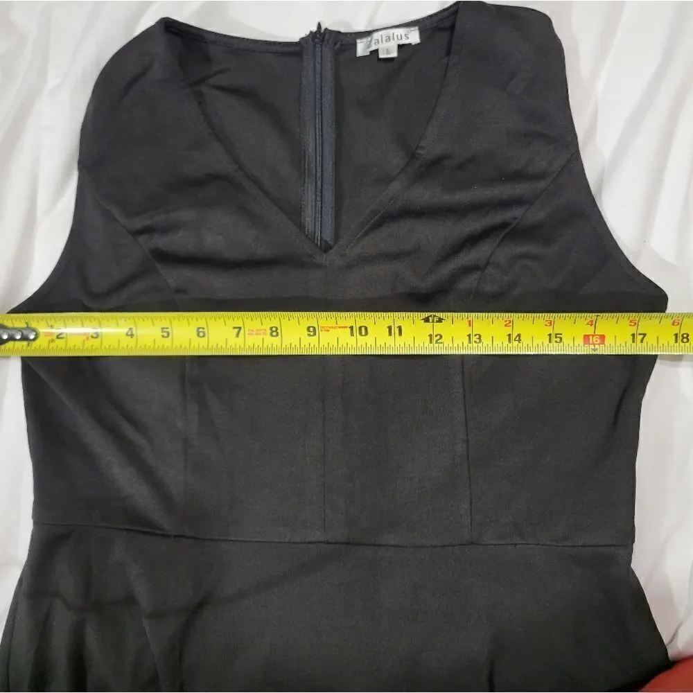 Zalalus mini dress Fit And Flare Black Sz Large